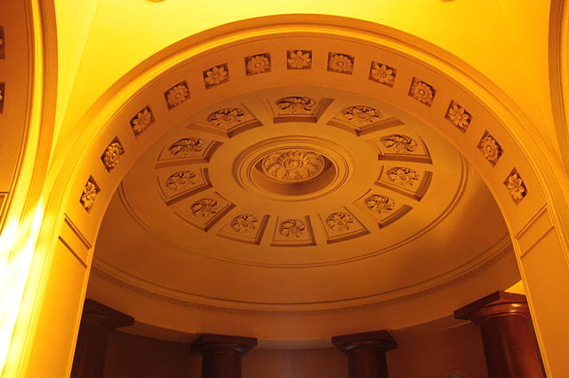Ceiling in the Bourgeois Mausoleum, Dulwich House (Dulwich Picture Gallery)