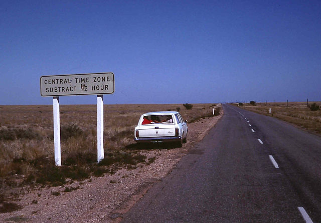 Road sign near Broken Hill