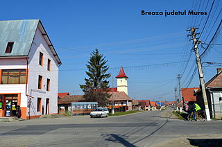 Breaza, Mureș Commune in Mureș County, Romania