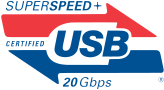 Certified SuperSpeed Plus USB 20 Gbps Logo.svg