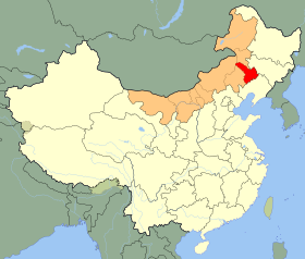 Localisation de Tongliao shi