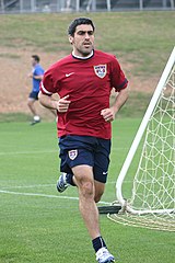 Reyna entrenando con la selección de los Estados Unidos antes del mundial 2006.