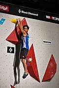 Harada toppt einen Final-Boulder