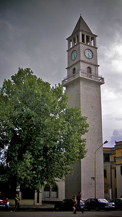 Tiranas klocktorn.