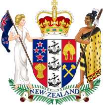 Descrição da imagem Coat of arms of New Zealand.svg.