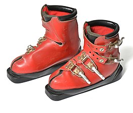 Child's ski boots, 1960s