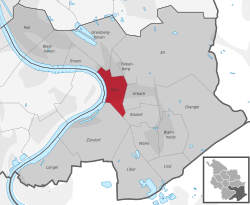 Mappa dei quartieri di