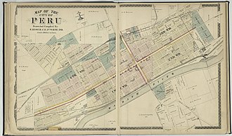 1877 map of the town. Combination atlas map of Miami County - DPLA - 74064b4b7482f169f36a890792f76cb0 (page 29).jpg