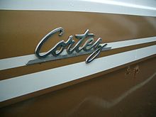 Emblem of a Cortez motorhome recreational vehicle. Cortez motorhome emblem.jpg