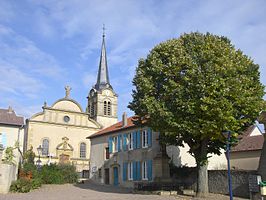 Kerk van Sainte-Marie-Madeleine / Sankt Maria Magdalena in Courcelles-sur-Nied / Kurzel an der Nied