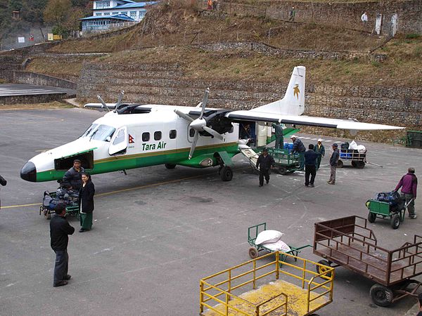 Tara Air Dornier 228 at Tenzing-Hillary Airport