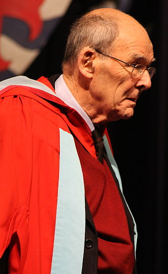 The Australian philosopher David Malet Armstrong receiving an honorary degree in 2007 DavidMArmstrong.jpg