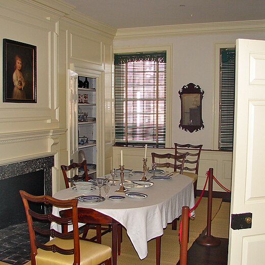 Restored second floor dining room