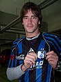Diego Chaves wearing the uniform of Querétaro FC