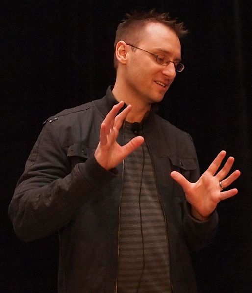 Donald Mustard, creative director at Chair, at the 2011 Game Developers Conference.