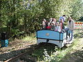 Motordraisine auf der ehemaligen Bahnstrecke Lennep-Bergisch Born