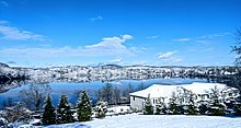 Lake Gleneida in winter