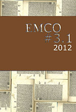 Front cover academic journal: Early Modern Culture Online