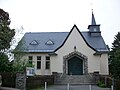 Methodist Church, with a front garden and piers