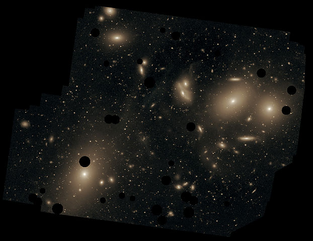 Foto del cúmulo de Virgo, el centro del Supercúmulo de Virgo. Crédito: Chris Mihos (Case Western Reserve University)/ESO