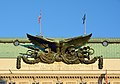 * Nomination Former k.u.k. Ministry of War, Vienna (facade detail) --P e z i 21:14, 5 November 2013 (UTC) * Promotion  CommentThe roof is slightly leaning to the left : easy to fix. --JLPC 15:38, 6 November 2013 (UTC) Donethanks for review. new version uploaded --P e z i 17:38, 6 November 2013 (UTC) QI now. --JLPC 22:09, 6 November 2013 (UTC)