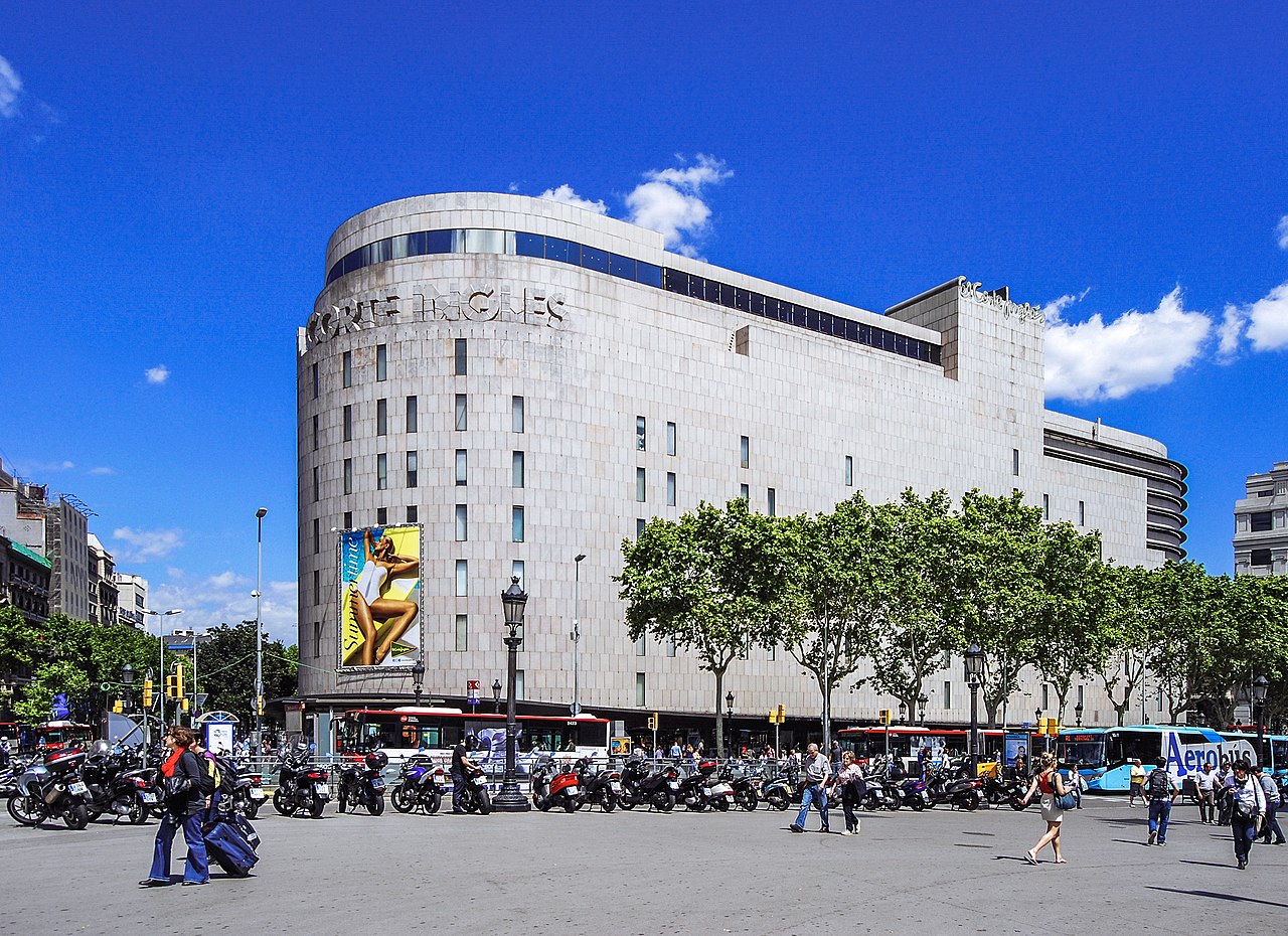 Corte Inglés Barcelona Plaça de Catalunya - la enciclopedia