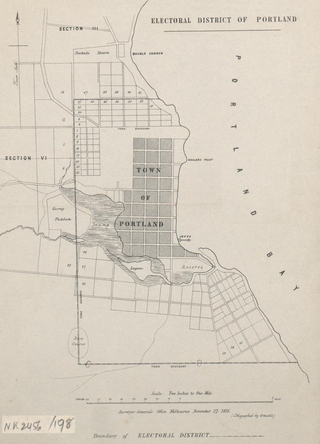 <span class="mw-page-title-main">Electoral district of Portland</span> Former state electoral district of Victoria, Australia