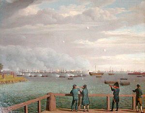Engelske flåde ud pour København août 1807.jpg