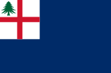 Ensign of New England (St George's Cross, blue field).svg