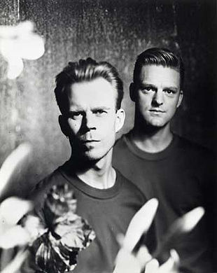 Vince Clarke (a sinistra) ed Andy Bell nel 1989