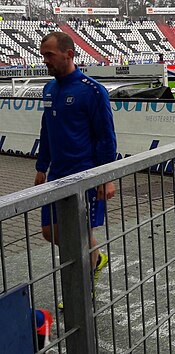 Hoffer pictured during his time at Karlsruher SC. Erwin Hoffer 2016.jpg