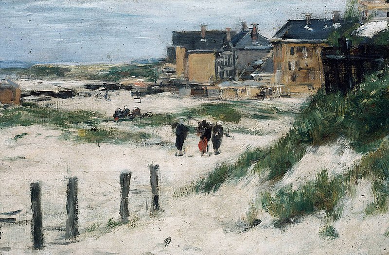 File:Eugène Boudin - L'entrée de Berck (Pas-de-Calais).jpg