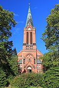 The whole of the church, rectory and cemetery Hohndorf