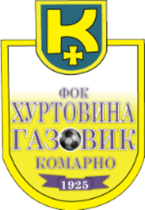 FC Hazovyk Komarno - Imagem: FC Gazovik Hurtovina Logo