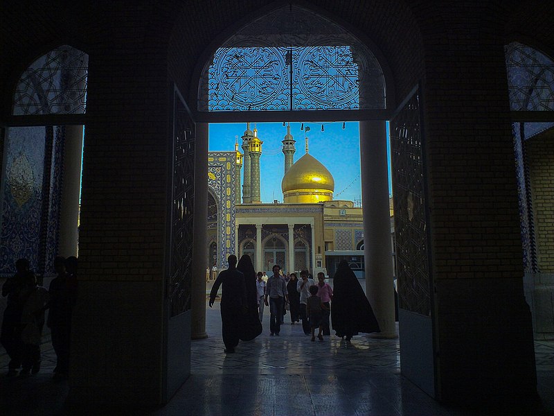 File:Fatimah Ma'sumah Shrine قم، حرم فاطمه معصومه دختر موسی ابن جعفر امام هفتم شیعیان 25.jpg