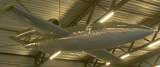 A Fieseler Fi-103, the German V-1 flying bomb