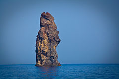 'La Canna' rock off the coast of Filicudi.