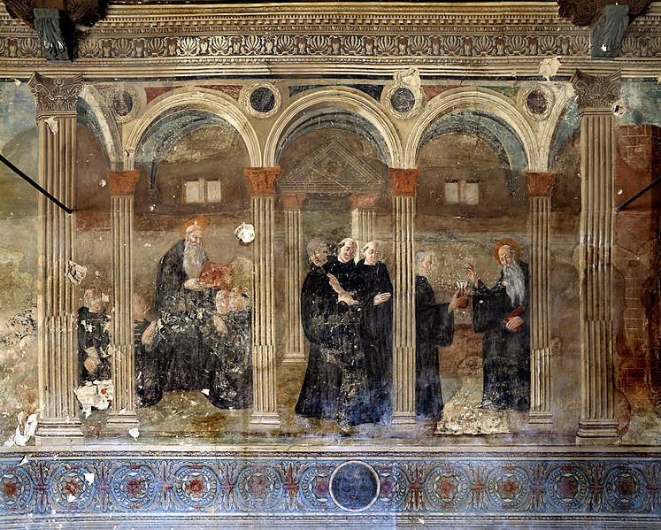 File:Filippo di antonio filippelli, storie di san benedetto, 1483, 14,1 vicovaro.jpg