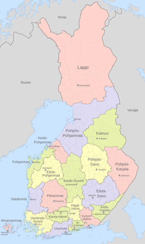 Suomen maakunnat - Wikiwand