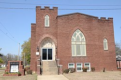 Первая баптистская церковь, Марвелл, AR.JPG