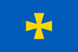 Flag of Poltava Oblast, Ukraine (Cossack Cross)