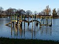 Flooded play area in Godmanchester, Cambridgeshire - geograph.org.uk - 3240005.jpg