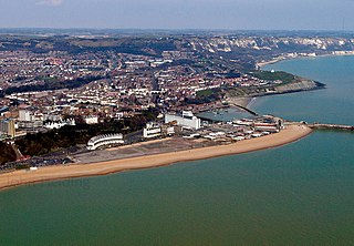 <span class="mw-page-title-main">Folkestone</span> Town in Kent, England