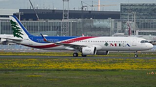 Frankfurt Airport Middle East Airlines Airbus A321-271NX T7-ME2 (DSC04978).jpg