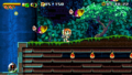 A time attack level with the character Milla visible.