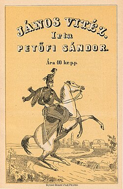 Az első kiadás (1845. március 6.) eredeti borítója, Kiadója Vahot Imre volt, a kőmetszetet Grimm Vince készítette, ahogy a mű többi rajzait is.[1]