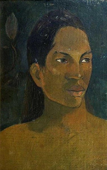 File:Gauguin 1892 Tête de Tahitienne (color).jpg