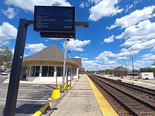<span class="mw-page-title-main">Geneva station (Illinois)</span> Railway station in Geneva, Illinois, USA