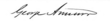 Firma de George Armour