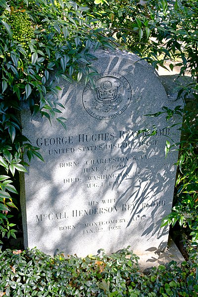 Image: George Hughes Revercomb grave   Corcoran section   Oak Hill Cemetery   2013 09 04